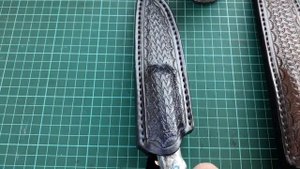 Ножны с тиснением своими руками.Обзор.