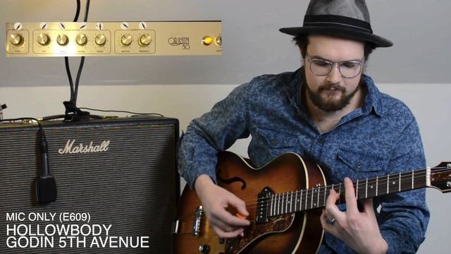 Marshall Origin 50 Review Demo DI VS Mic Gain Boost