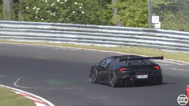 Road Legal Lamborghini Huracan Super Trofeo on the Nürburgring!