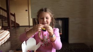 Обзор моих работ из резинок на рогатке без станка