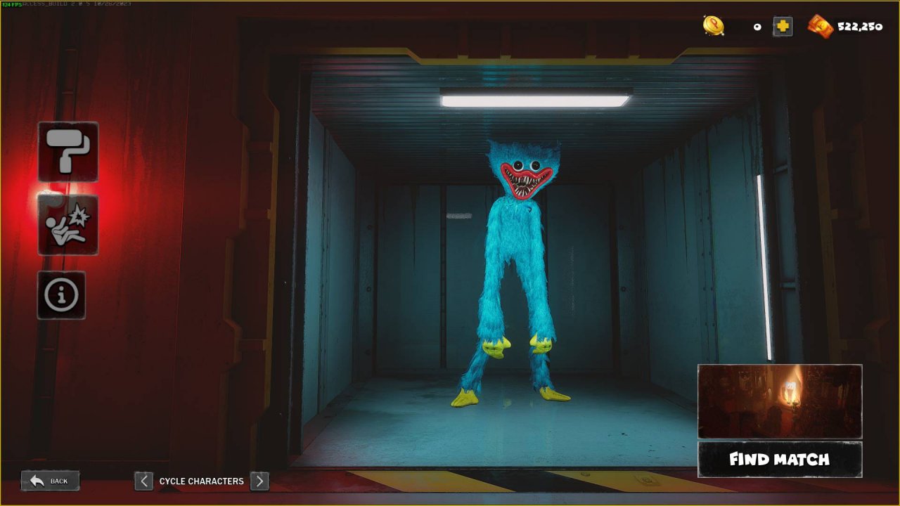 Baby blue's Huggy on Playtime Factory's #Project Playtime#