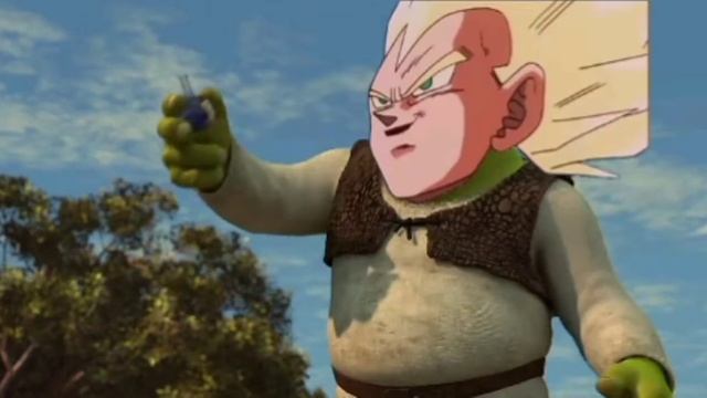 Vegeta 2 Shrek 2: Part 21 - Vegeta and Goku Drink The Potion.