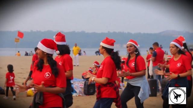 Christmas Celebrations Dance l Jingle bells l Feliznavidad l GoaBeach l Sf&D l смотреть онлайн