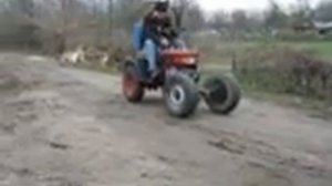 Минитрактор с мотоблока Заря