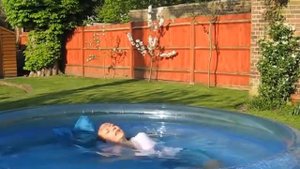 Wetmar Blue Suit Wet Movie - wetlook girl