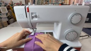 How to Sew a Buttonhole on the bernette b05 Crafter