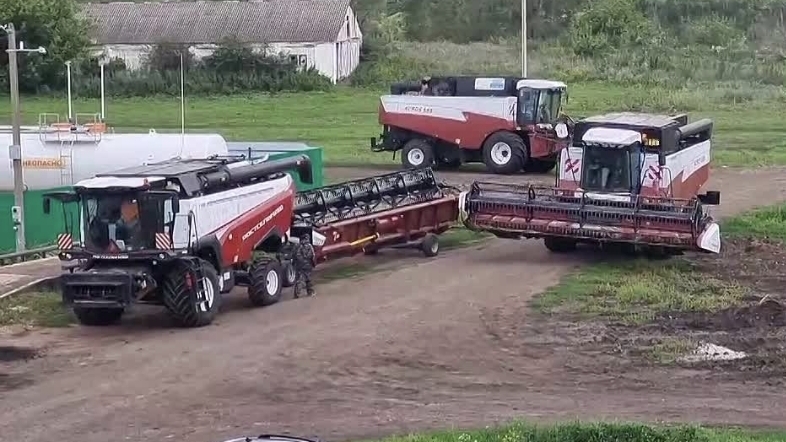 Невозможно работать! Погода,что с тобой ?? 1 день уборки = 1 выезд комбайна Т 500.Уборка урожая 2024 смотреть онлайн