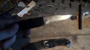 самодельный раскладной нож часть 1