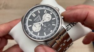 Seiko Chronograph Stainless Steel Men’s Watch SSB429P1 (Unboxing) @UnboxWatches
