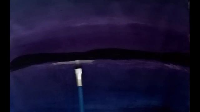 MOONLIGHT PAINTING with Poster Colors for Beginners