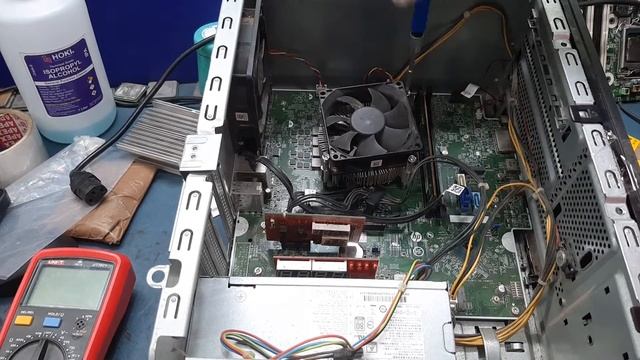 Hp 280 g4 mt desktop pc no display troubleshooting with debug card mini drbug card