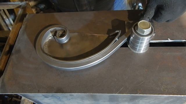 Обратный завиток неудачный вариант | Холодная ковка | Станок для холодной ковки смотреть онлайн