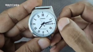 Casio MTP V006D 7B Men's Roman Dial Analog Watch Review - Urdu Hindi Voice Over