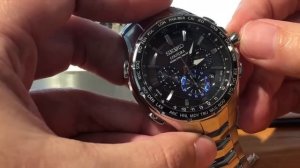 How to manually set the Seiko Radio Sync Watch.