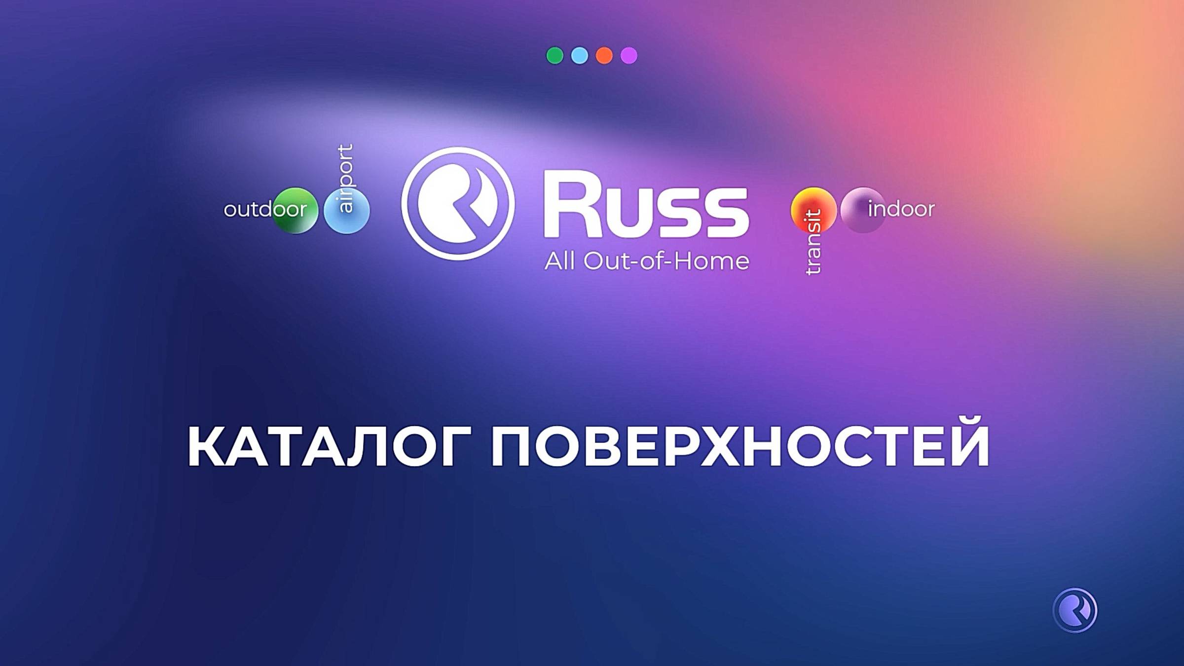 Планирование кампаний в Russ.Online: каталог поверхностей