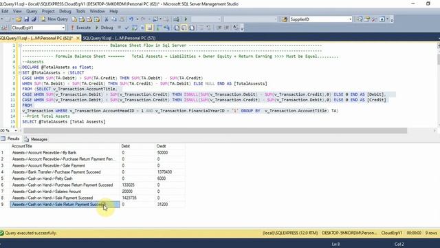Business ERP Part 97 Balance Sheet Script in ASP.NET MVC