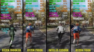 RYZEN 7800X3D vs RYZEN 7900X vs INTEL i9-13900K vs RYZEN 7700X | Test in 6 Games