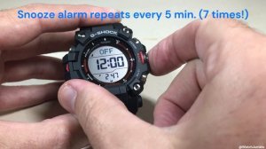 Casio G-Shock (GW-9500) Mudman | Set Alarm(s)
