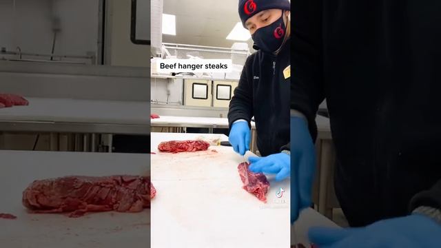 Beef hanger steaks,Entrecula de res #the_butcher05 #prime #hardwork #dedication #skills #beefrecipe