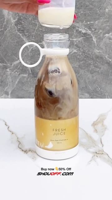 FRESH JUICE™ PORTABLE BLENDER                      #freshjuicerecipe #fruits #shakes
