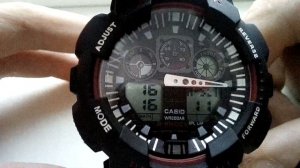 Как настроить Casio G-Shock GA-100-1A4ER