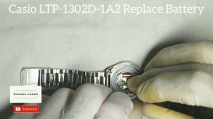 Replace Battery Casio LTP-1302D-1A2 ( Ganti Baterai )