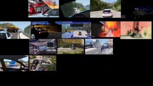All Crash Frontier BeamNG Drive Movies Playing At Once