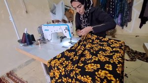 Fateme and her husband's cooperation: from sewing to home renovation with love and effort