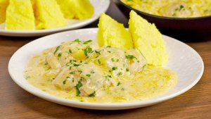 Знаменитое ГЕДЛИБЖЕ - Курица, тушеная в сметане. Жемчужина кабардинской кухни