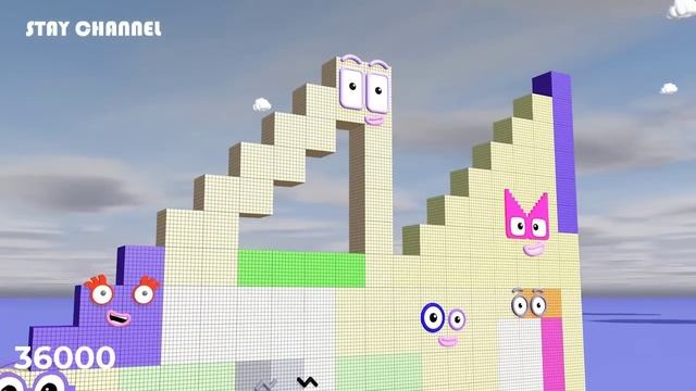 Numberblocks Step Squad NEW 1 to 300,000,000 BIGGEST - The Amazing Step Squad Numberblocks HUGE смотреть онлайн