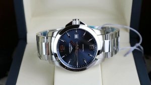 Longines Conquest Quartz 41mm Blue Dial
