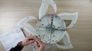 ЛЮСТРА СВЕТОДИОДНАЯ С ПУЛЬТОМ FAN ELLA С ВЕНТИЛЯТОРОМ 75W+18W 5F-APP WHITE Свет от А до Я