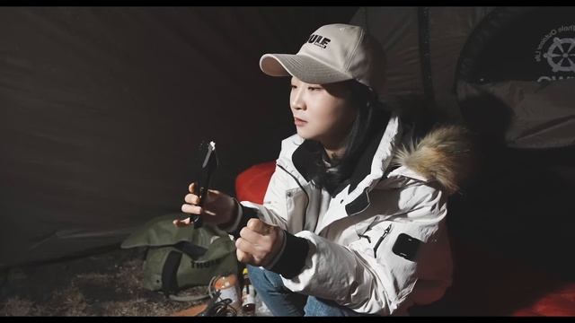 모토캠핑의 정석 슈퍼커브 타고 감성 그 '잡채'의 노지캠핑 (+간장 닭다리살 구이의 감동)