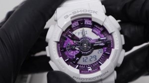 G-Shock GA110WS-7A Sparkle of Winter Purple White