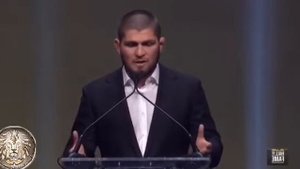 Выступление Хабиба Нурмагомедова на церемонии UFC