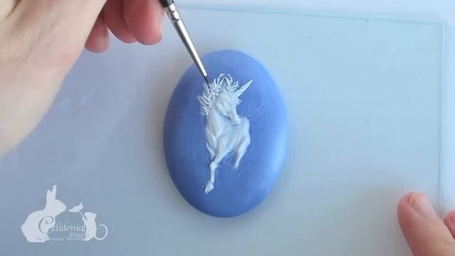 Unicorn Cameo Fairy Jewelry Polymer Clay Tutorial