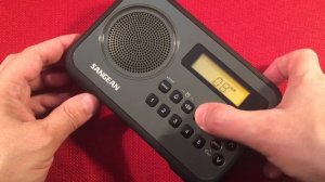 Sangean PR-D18 AM FM Radio Daytime AM