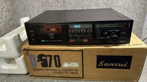 Стереокассетная дека Sansui D-970-Япония-1982-год