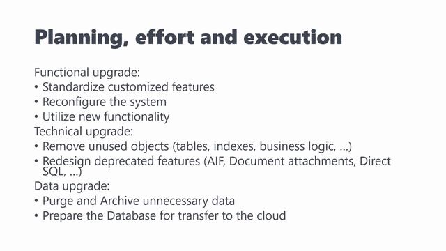 Microsoft Dynamics 365 Data and Code Upgrade on an Enterprise scale