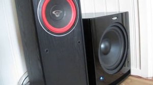 Cerwin Vega Ve-8f and Velodyne CHT-12r playing loud!
