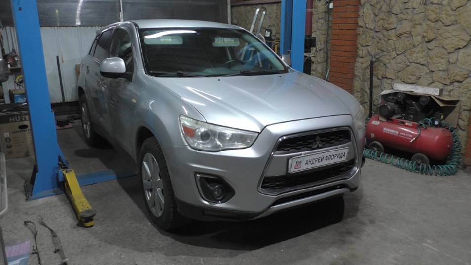 Переборка задних суппортов на Mitsubishi Outlander Sport 2,0 Мицубиси Аутлендер 2014 1часть