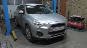 Переборка задних суппортов на Mitsubishi Outlander Sport 2,0 Мицубиси Аутлендер 2014 1часть