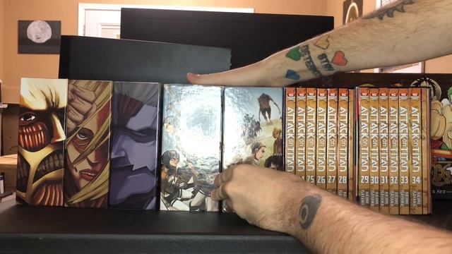 EVERY ATTACK ON TITAN MANGA BOX SET!!! *Review* 1-7!! смотреть онлайн