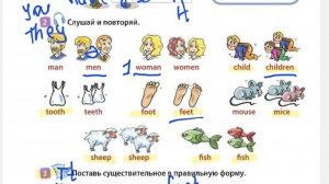 стр 8 номер 2. модуль 5 спотлайт 3 класс. часть 2. существительное исключения в английском  man men