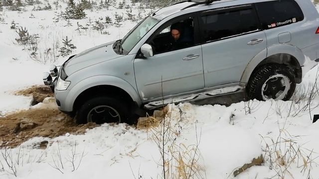 Оffroad не по плану или как повредить Pajero 