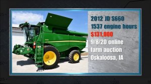 Machinery Pete TV Show: 2018 John Deere S780 Combine Sells on Illinois Auction
