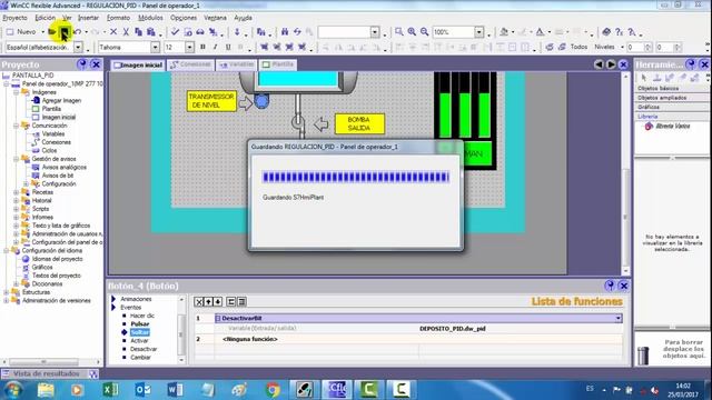 PID Siemens S7-300 Simatic Pantalla HMI WinCC Tutorial 2 смотреть онлайн