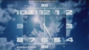 Часы 1Канала со звуком часов ТВС