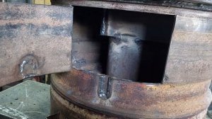 ПЕЧЬ в БАНЮ из дисков от ОЧУМЕЛЬЦА