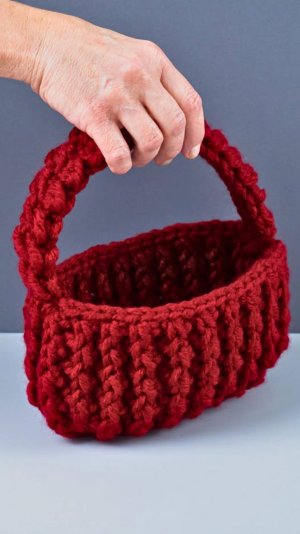 Простая сумочка крючком с арахисом! Урок для начинающих! 🧶